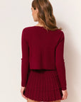 Martti Cardigan in Spiced Berry