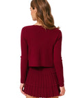 Martti Cardigan in Spiced Berry