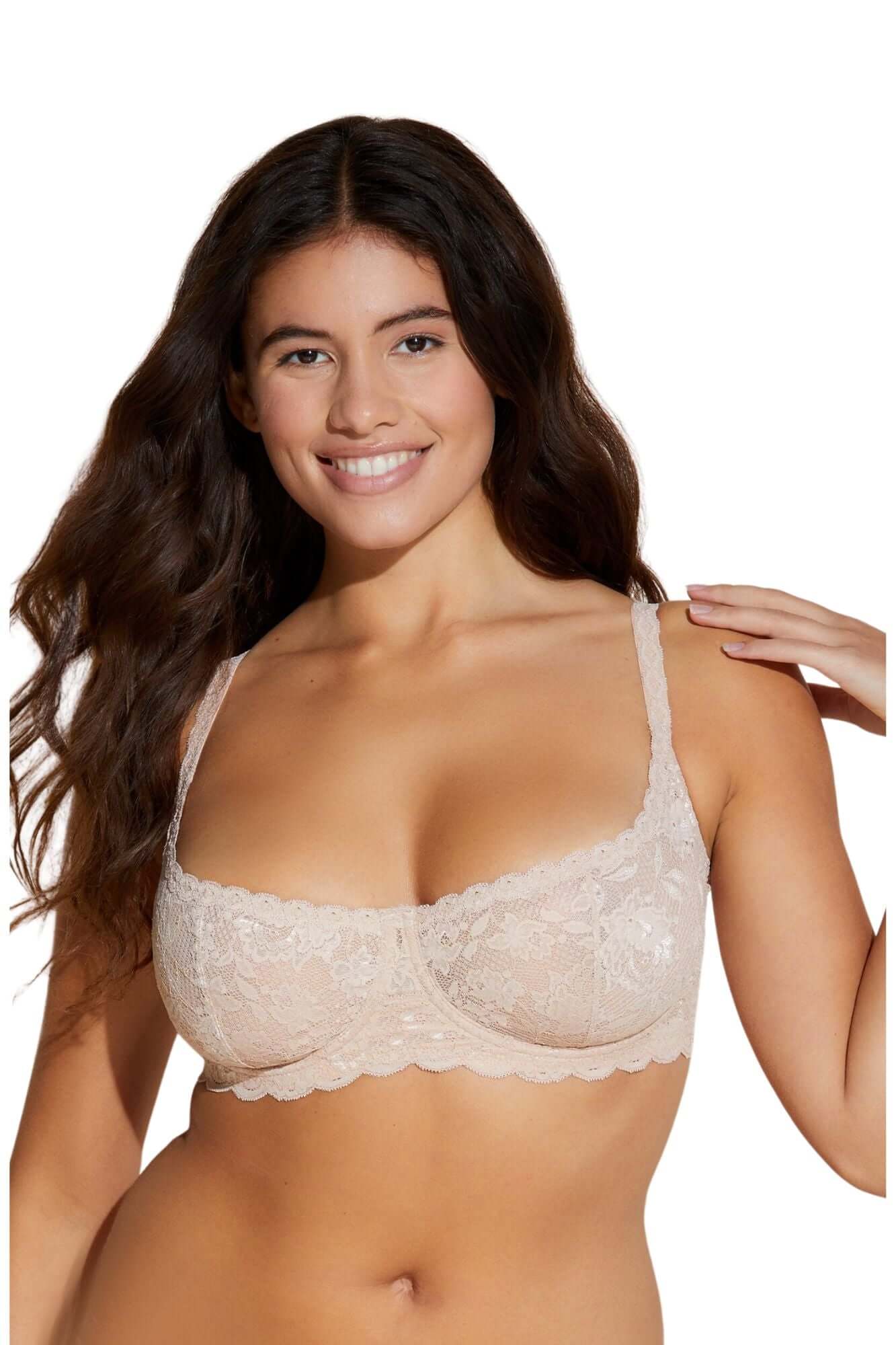 Never Say Never Balconette Bra in Sette
