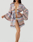 Anna Kaftan in Zig Zag Stripe