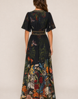 Shaped Waistband Dress in Palace Zoology