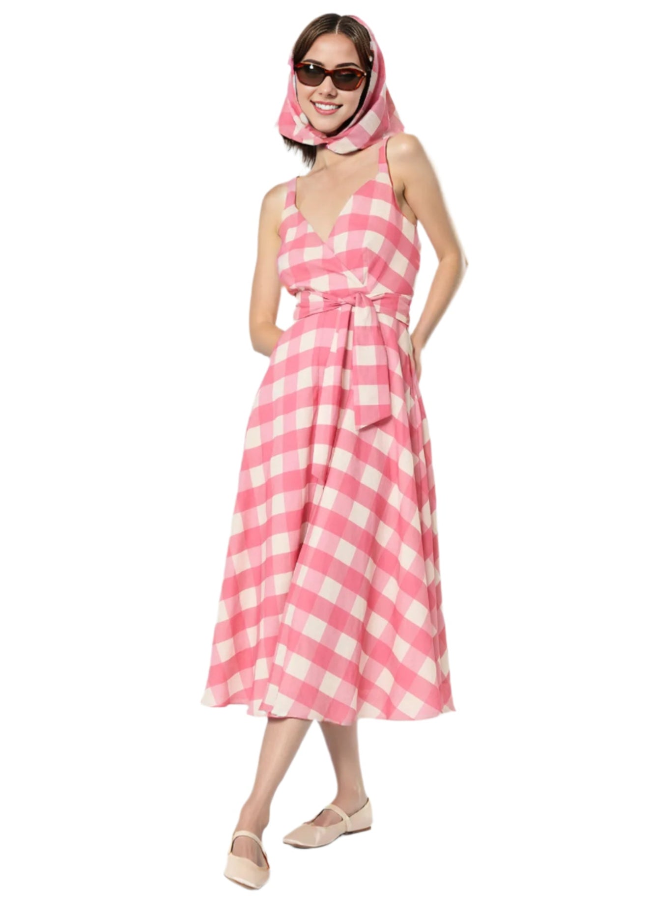 Ryveline Gingham Maxi Dress
