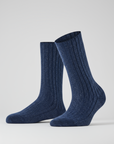Cosy Wool Ribbed Glitter Boot Socks