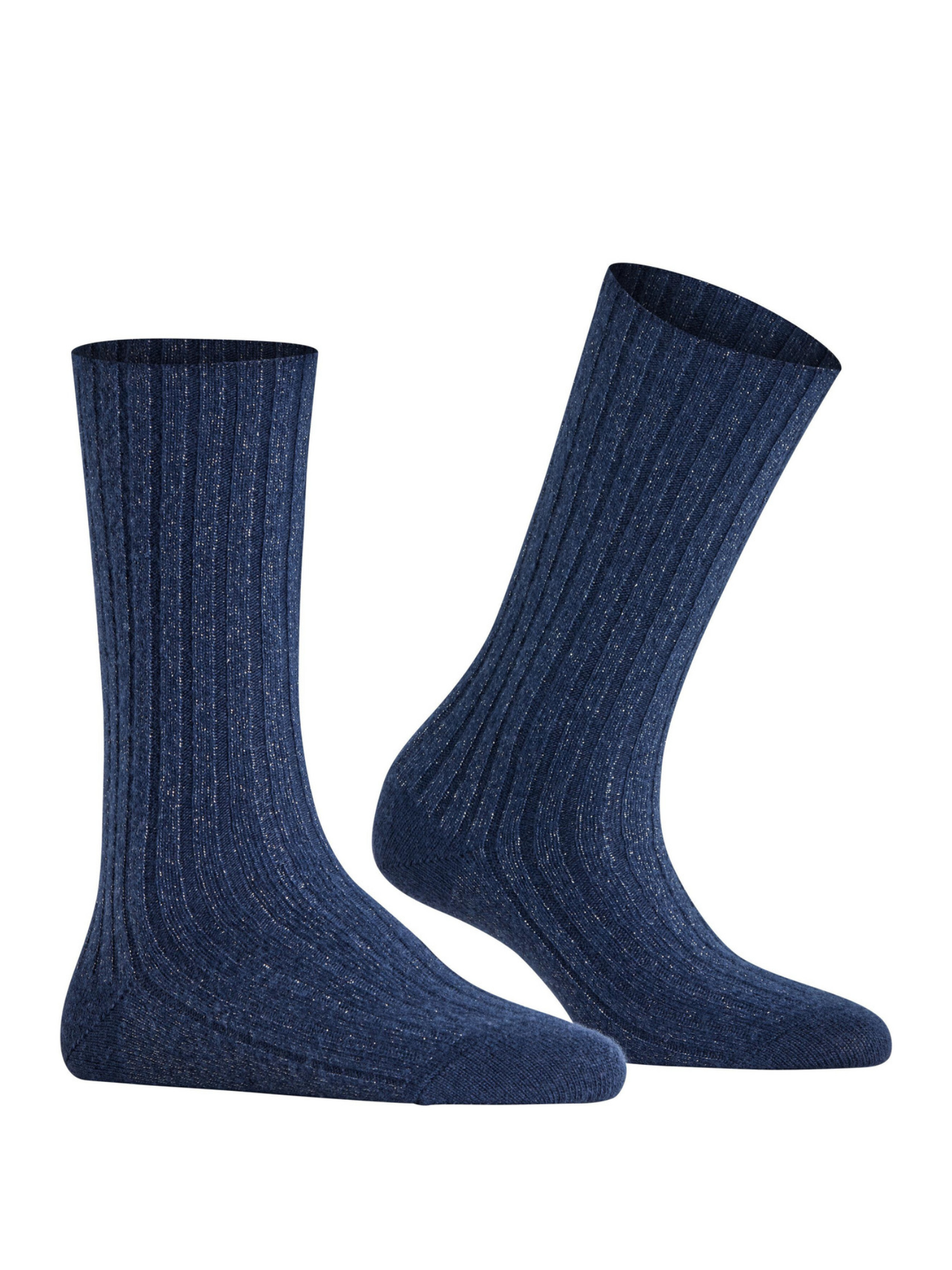 Cosy Wool Ribbed Glitter Boot Socks