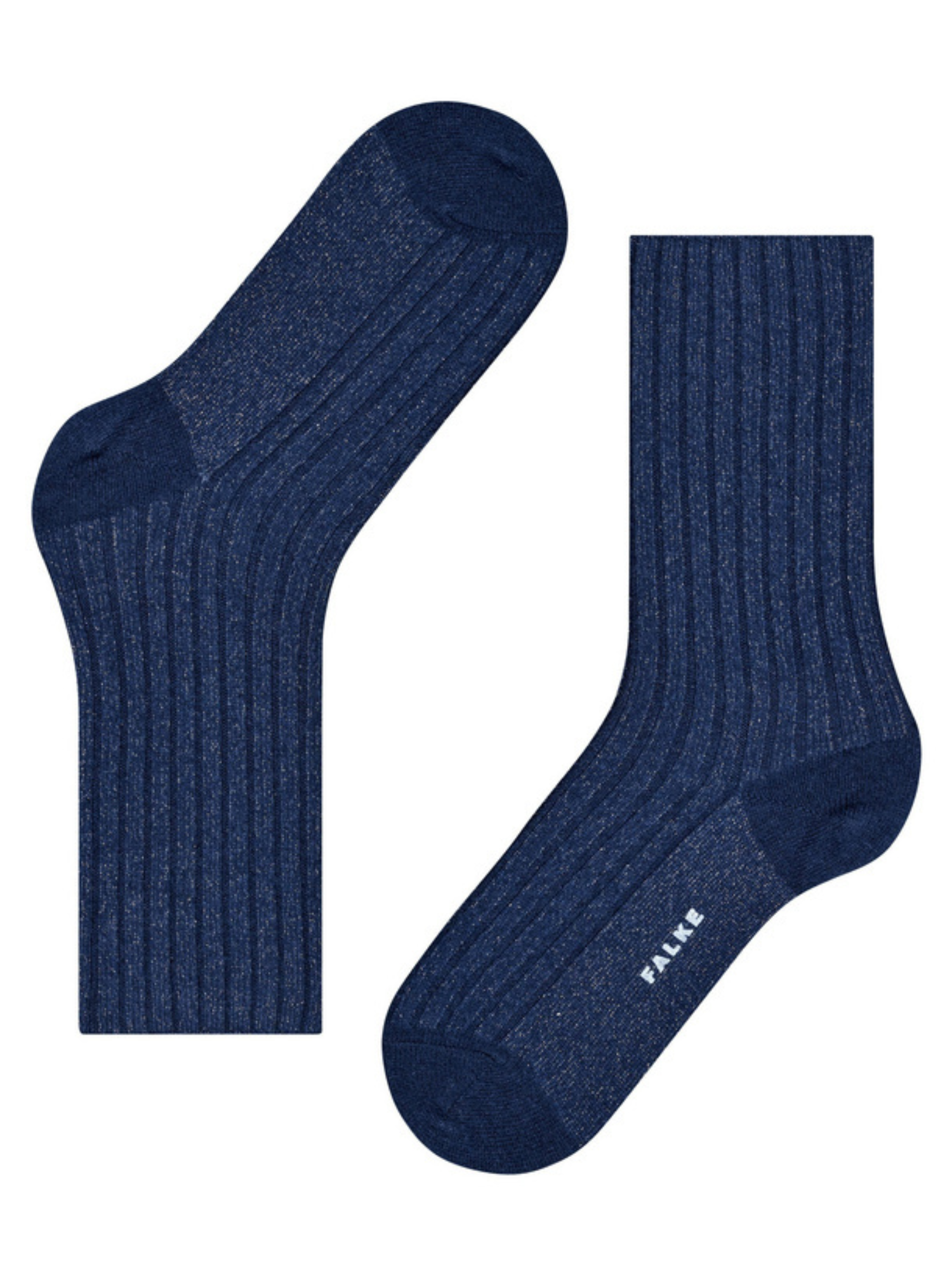 Cosy Wool Ribbed Glitter Boot Socks