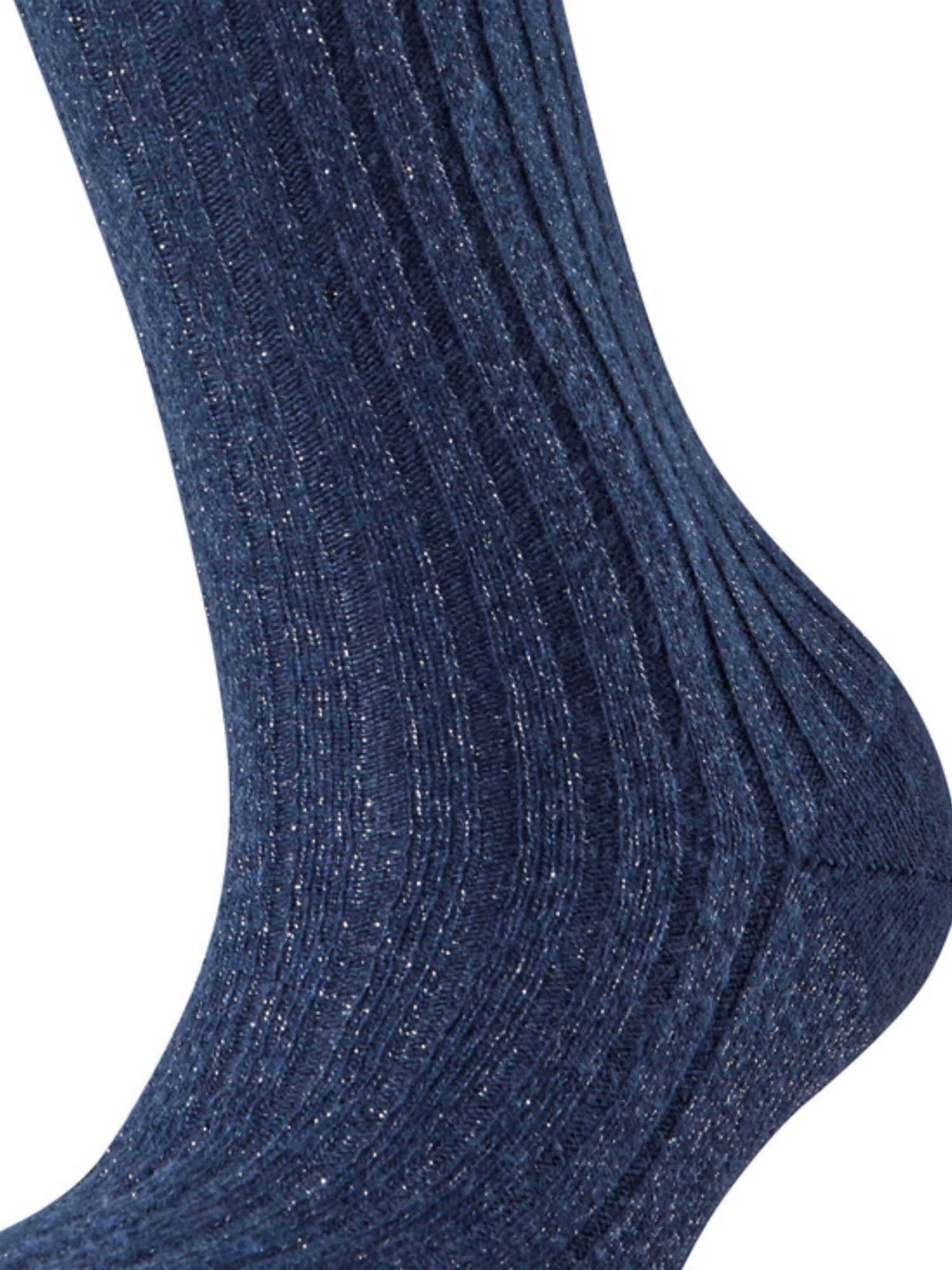 Cosy Wool Ribbed Glitter Boot Socks