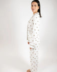 Aspen Dream Grace Espresso Martini Print Long PJ Set