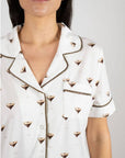 Aspen Dream Jolene Espresso Martini Print Short PJ Set