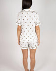 Aspen Dream Jolene Espresso Martini Print Short PJ Set