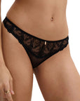 Hidden Treasure Tanga Thong in Black