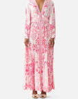 Camilla Kimono Sleeve Dress in Livin La Vida Rosa
