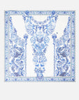Camilla Large Silk Square Scarf in Ceramic Panoramic