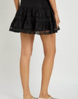 Charo Ruiz Hortens Short Skirt in Black