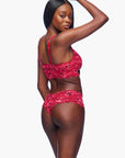 Cosabella Never Say Never Comfie Thong in Ombre Velluto/Black