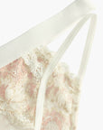 Cosabella Never Say Never Ouvert Bikini in Moon Ivory