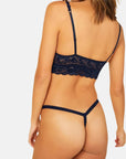 Cosabella Never Say Never Skimpie G-String in Navy