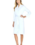 Elle Long Sleeve Robe in Light Blue