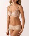 Melody Underwired Seamless Bra in Caramel