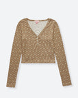 Happy Camp3r Cinnamon Petals Emma Lounge Henley and Lounge Pant Set