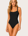 Sadie Silent Underwire One-Piece in Black