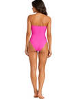 Ines Bandeau with Shelf Bra in Zinnia