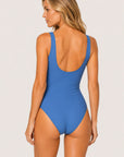 Karla Colletto Tess V-Neck Silent Underwire in Mystic 441-V70 back view