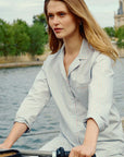 Laurence Tavernier Essential Long Pj Set in Ciel