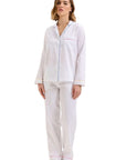 Laurence Tavernier Essentiel Long Pj Set in Blanc
