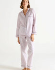 Laurence Tavernier Essentiel Long Pj Set in Rose