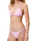 LoveShackFancy Harbor Bikini in Polaroid Rose
