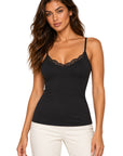 Only Hearts 4917 Black top on Isabel, studio front view