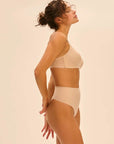 Simone Perele Shaper Thong in Peau Rose