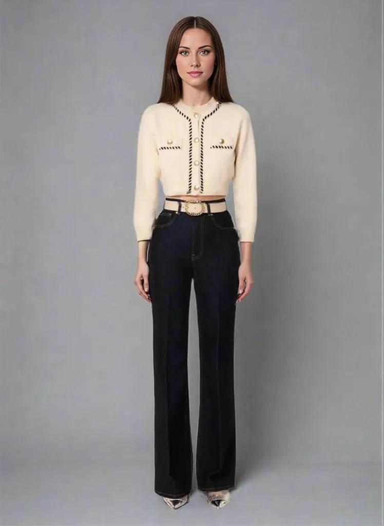 Gemini Cropped Cardigan