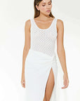 Waimari Pacifica Midi Skirt in White