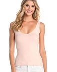 Only Hearts Low Back Tank Color: Parchment Size: M at Petticoat Lane Greenwich, CT