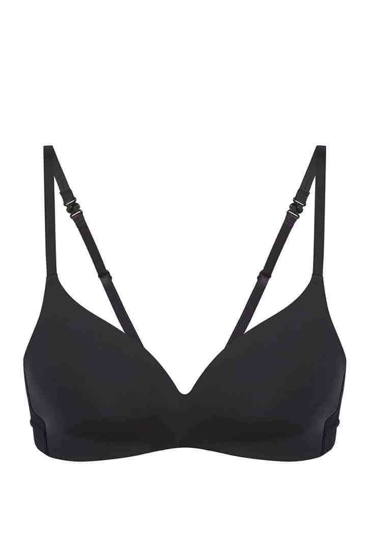Simone Perele Essential Wireless Bra Color: Peau Rose, Black Size: XS, S, M, L at Petticoat Lane Greenwich, CT