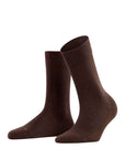 Falke Sensitive London Women's Socks Color: Dark Brown Size: 35-38 at Petticoat Lane Greenwich, CT