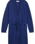 Laurence Tavernier Short Cashmere Cardigan Color: Blue Sapphire Size: XS, S at Petticoat Lane Greenwich, CT