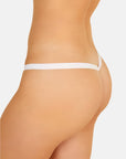 Cosabella Never Say Never Skimpie G-String Color: Navy, White, Blush, Black, Blu Capri, Sette, Ghana Green, Neon Yellow at Petticoat Lane Greenwich, CT