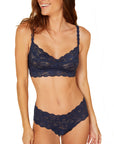 Cosabella Never Say Never Hottie Low Rise Boyshort Color: Navy Size: S/M at Petticoat Lane Greenwich, CT