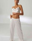 Simone Perele Dream Silk Pant Color: Ivory Size: XS at Petticoat Lane Greenwich, CT