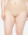 Chantelle Soft Stretch Plus Brief Color: Black, Ultra Nude at Petticoat Lane Greenwich, CT