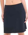 Commando Half Slip in Black