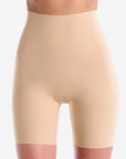Commando Classic Control Short Color: True Nude, Black Size: XS, S, M, L, XL at Petticoat Lane Greenwich, CT