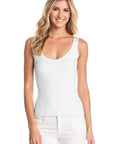 Only Hearts Low Back Tank Color: Creme Size: S at Petticoat Lane Greenwich, CT