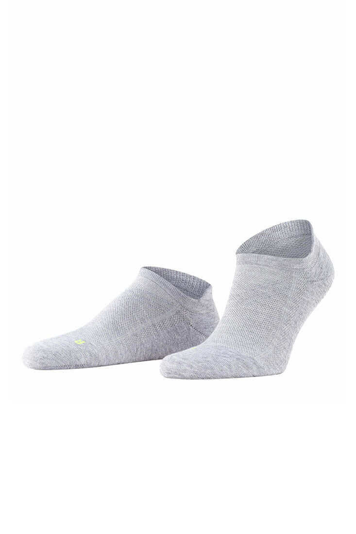 Falke Cool Kick Sneaker Socks Color: Light Gray Size: 37-38 at Petticoat Lane Greenwich, CT