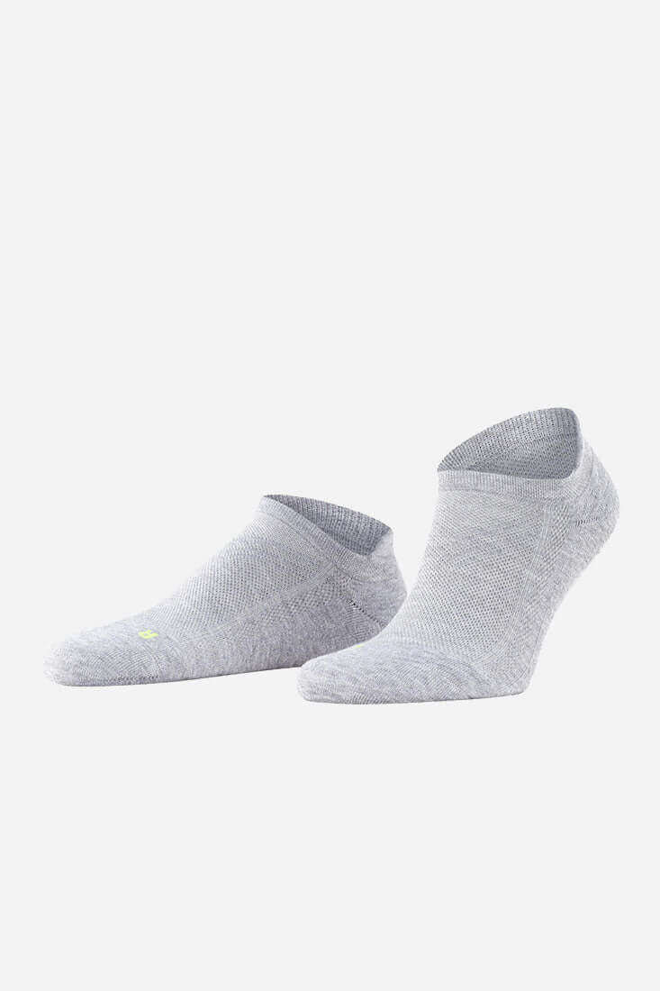 Falke Cool Kick Sneaker Socks Color: Light Gray, Black, White Size: 37-38, 39-41, 42-43 at Petticoat Lane Greenwich, CT