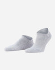 Falke Cool Kick Sneaker Socks Color: Light Gray, Black, White Size: 37-38, 39-41, 42-43 at Petticoat Lane Greenwich, CT