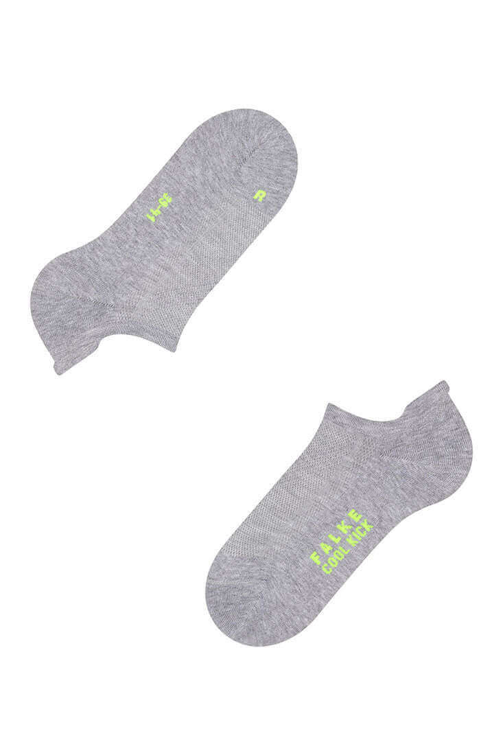 Falke Cool Kick Sneaker Socks Color: Light Gray, Black, White Size: 37-38, 39-41, 42-43 at Petticoat Lane Greenwich, CT