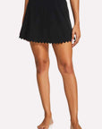 Karla Colletto Inés A-Line Skirt in Black